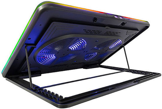 Tracer GameZone Snowman Cooling Pad για Laptop έως 17.3" με 2 Ανεμιστήρες και Φωτισμό