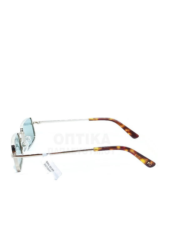 The Glass of Brixton Women's Sunglasses with Silver Metal Frame BS257 12