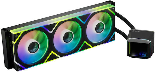 Adata Levante II 360 Water Cooling System AIO CPU With 3 120mm Fans And RGB Lighting
