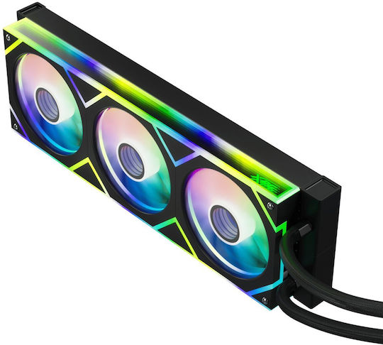 Adata Levante II 360 Water Cooling System AIO CPU With 3 120mm Fans And RGB Lighting