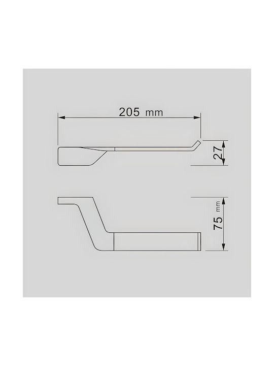 Inter Ceramic Papierhalter Roségold 6988354252044