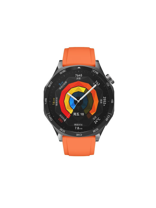 Curea Silicon Portocaliu (Xiaomi Watch S4 Sport, Xiaomi Watch 5 Active)