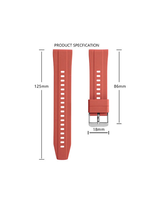 Strap Silicone Red (Huawei Watch GT4/GT5 41mm / GT5 Pro 42mm)