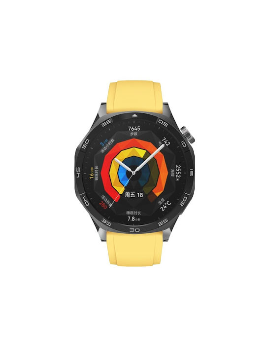 Curea Silicon Galben (Xiaomi Watch S4 Sport, Xiaomi Watch 5 Active)