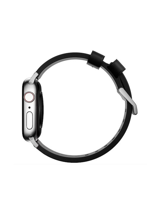 Nomad Armband Leder Schwarz (Apple Watch 46mm/49mm, Apple)