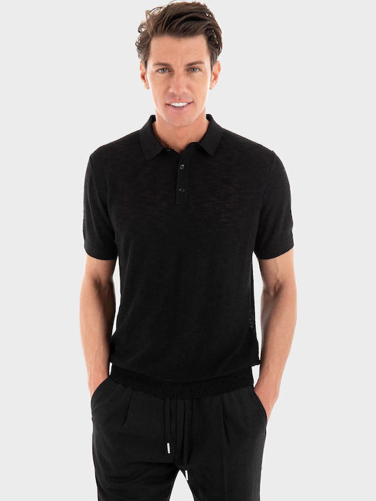 Short Sleeve Blouse Black
