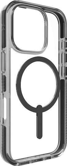 Zagg Santa Cruz Snap Back Cover Clear and Black (iPhone 16 Pro)