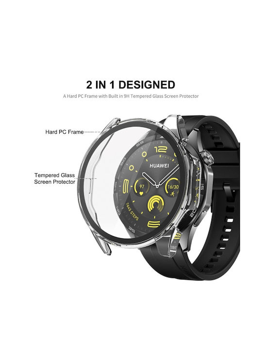 Enkay Πλαστική Θήκη σε Μαύρο χρώμα για Huawei Watch GT 4 - 41mm
