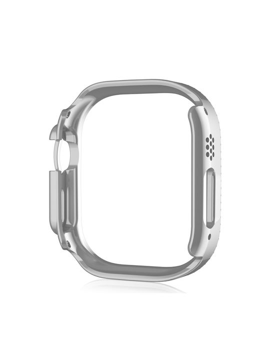 Πλαστική Θήκη σε Ασημί χρώμα για Apple Watch Ultra 1, Ultra 2 Πλαστική Θήκη σε Ασημί χρώμα για Apple Watch Ultra 1, Ultra 2