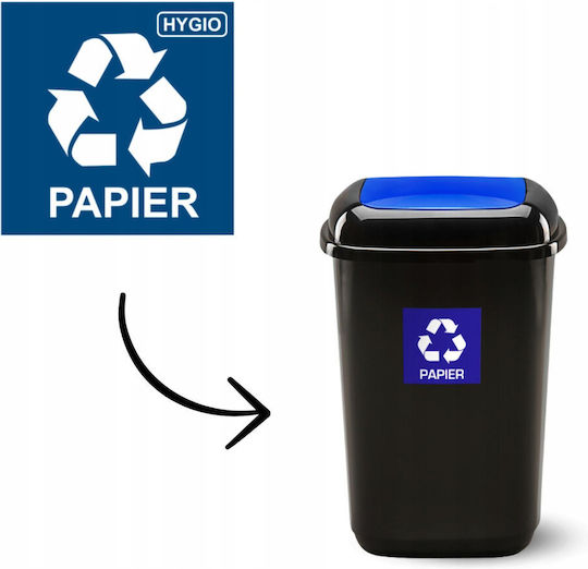 Plafor Plafor Kunststoff Mülleimer Blau 28lt