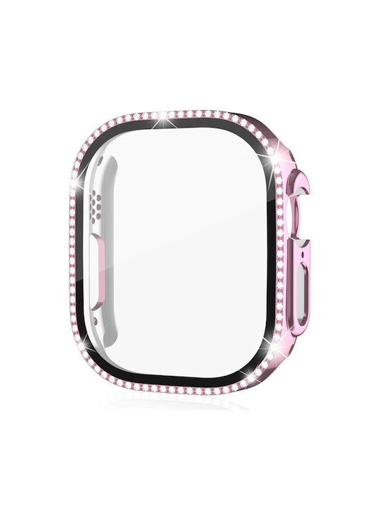 Plastikhülle in Rosa Farbe für Apple Watch Ultra 1, Ultra 2