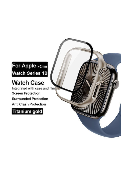 Imak Πλαστική Θήκη σε Χρυσό χρώμα για Apple Watch Series 10, 46mm