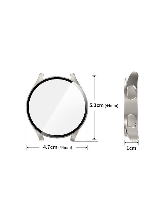 Enkay Carcasă de Plastic în culoarea Argintiu pentru Samsung Galaxy Watch 7 - 44mm