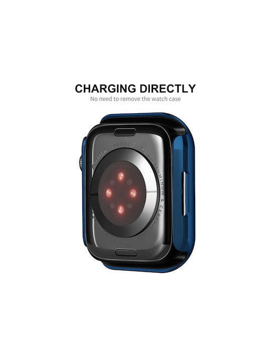 Enkay Πλαστική Θήκη σε Μπλε χρώμα για Apple Watch Series 7, 8, 9 - 41mm