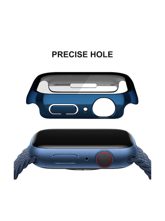 Enkay Πλαστική Θήκη σε Μπλε χρώμα για Apple Watch Series 7, 8, 9 - 41mm