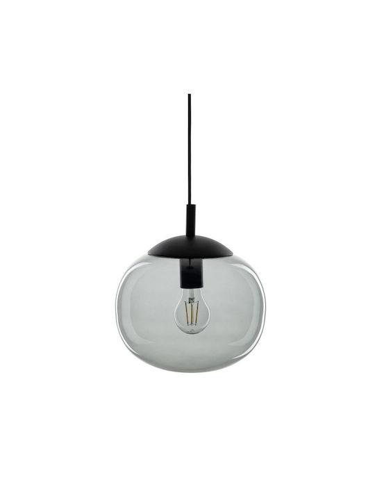 TK Lighting Κρεμαστό Φωτιστικό Γκρι με Ντουί E27