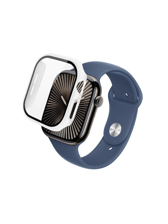 Apple Watch Series 10/46mm Imak Case Screen Protection White