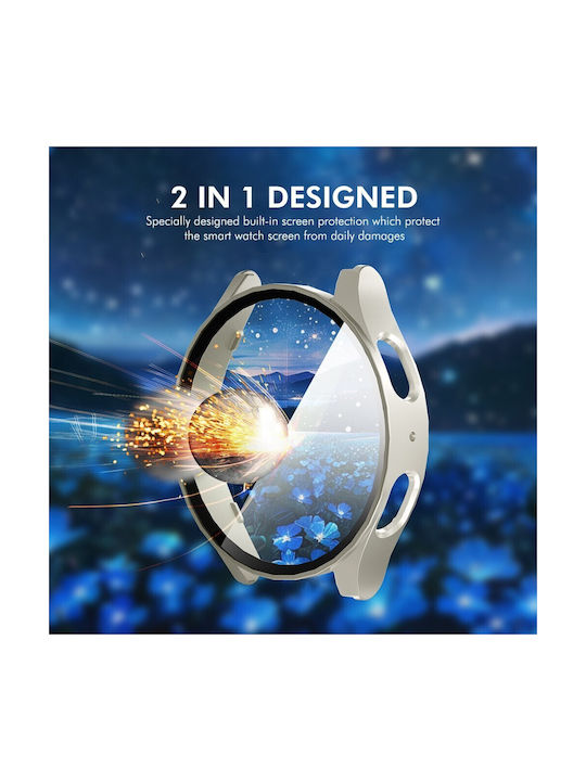 Samsung Galaxy Watch 7 44mm Enkay Tragbare Hülle Bildschirmschutz Tarnish