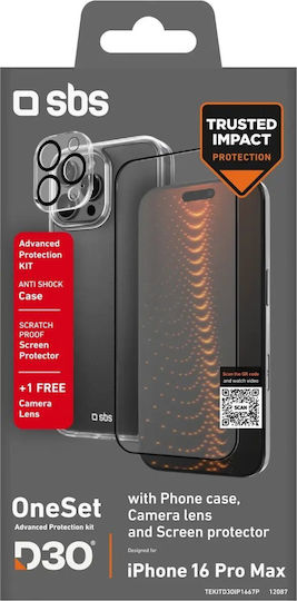 SBS Tempered Glass (iPhone 17 Pro Max / iPhone 16 Pro Max)