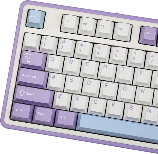Ajazz AK980 Gaming Mechanical Keyboard with Gift Switch V2 switches and RGB lighting (English US) Purple