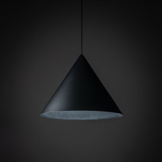 TK Lighting Pendant Light Black with Socket E27 50x50x170cm