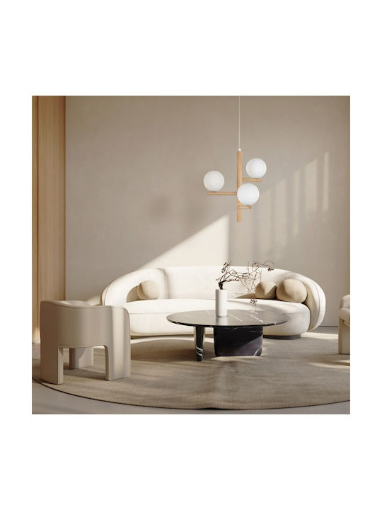 TK Lighting Lustră Maro cu Dulie G9 33x100cm.