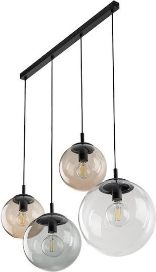 TK Lighting Lustră Multicolor Calea ferată 87cm.