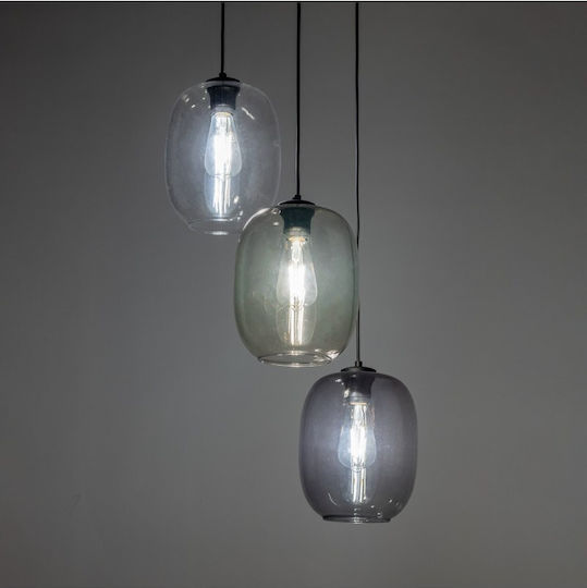 TK Lighting Κρεμαστό Φωτιστικό Πολύχρωμο με Ντουί E27 45εκ.