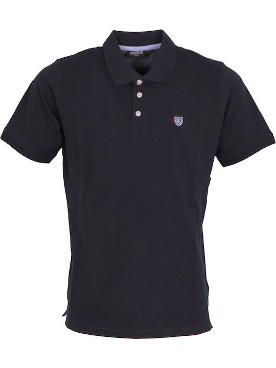 Polo Kurzarmbluse Marineblau