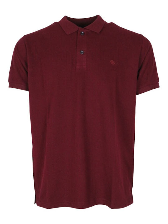 Polo Bluză cu mânecă scurtă Burgundy