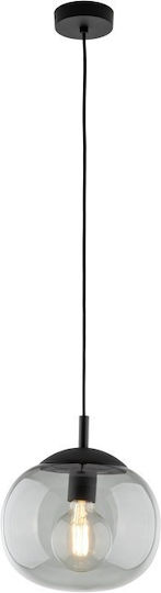 TK Lighting Lustră Gri cu Dulie E27 25x25cm.