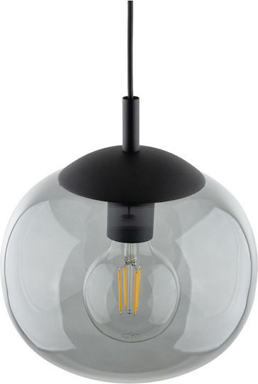 TK Lighting Lustră Gri cu Dulie E27 25x25cm.