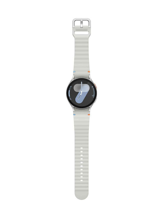 Tekday Digital Men's Watch Chronograph Battery with White Rubber Strap