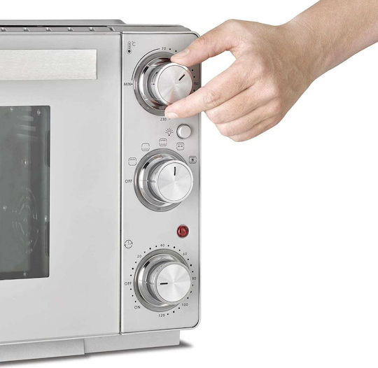 Caso Electric Countertop Oven 26lt Without Burners with Air Gray