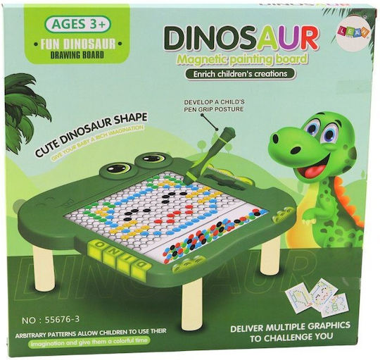 Lean Toys Kids Floor Magnetic Board 38x38x38cm
