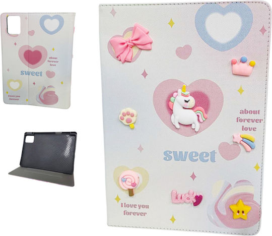 Flip Cover 3d Σχεδιο Θηκη Pen Slot Galaxy Tab A9 Plus 11'' Unicorn