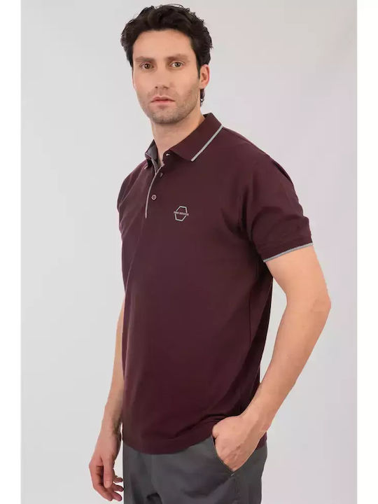 T-shirt Μπορντό