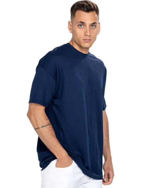 T-shirt Navy Μπλε