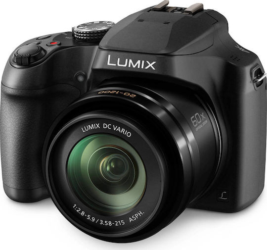 Panasonic Lumix DC-FZ82D Spiegellose Kamera Gehäuse Schwarz