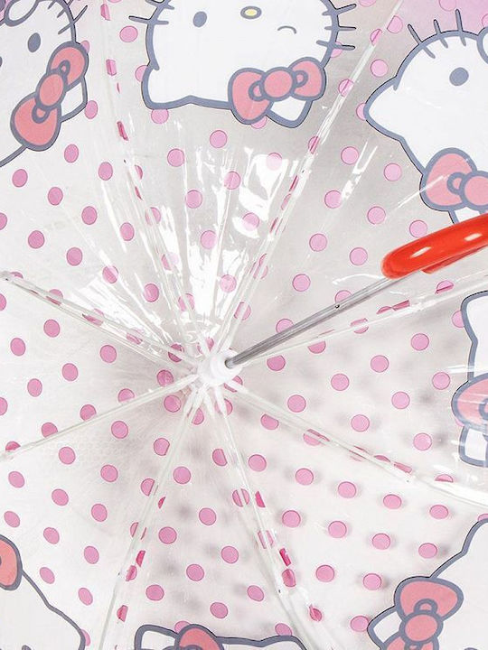 Cerda Παιδική Ομπρέλα Μπαστούνι Hello Kitty Πολύχρωμη με Διάμετρο 45εκ.