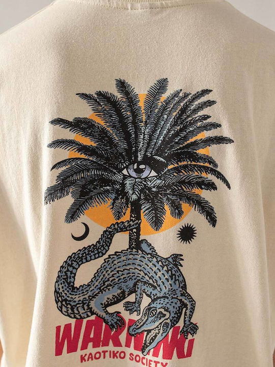 T-shirt Grey / Beige