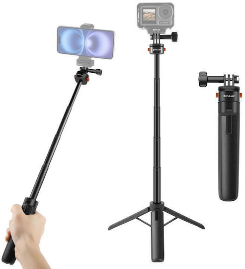 Puluz PU729B Selfie Stick Cell Phone Tripod Black