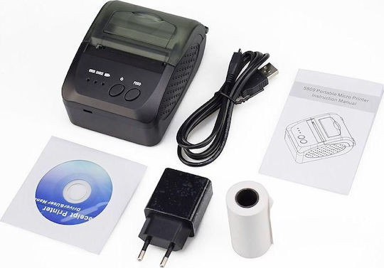 Mini Θερμικός Εκτυπωτής Αποδείξεων Φορητός Bluetooth / USB