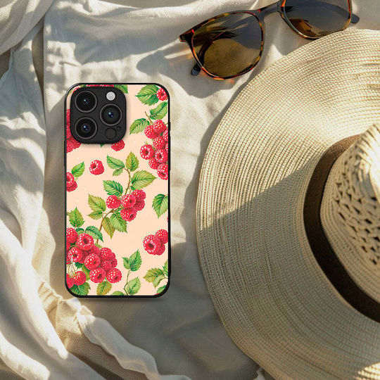 Handyhülle Sonique Fruit Series Motorola Moto E22 4G Himbeere