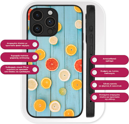 Husă Sonique Fruit Series Oppo Reno7 Lite 5g Oppo Reno8 Lite 5g Grapefruit