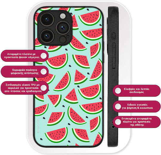 Husă Sonique Fruit Series OnePlus Nord CE 5G Pepene Verde 01