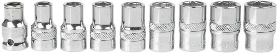 Cheie dinamometrică digitală M-wave 3/8" cu capete și alarmă de cuplu 880266