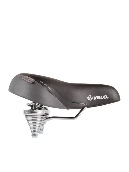 Velo Tour Σέλα Ποδηλάτου Μαύρη με Gel 265 x 255 mm