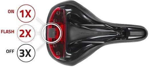 Selle Bassano Șea De Bicicletă Neagră 330 x 210 mm