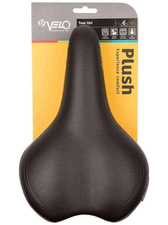 Velo Plus Tour Uni Schwarz Fahrradsattel Straße